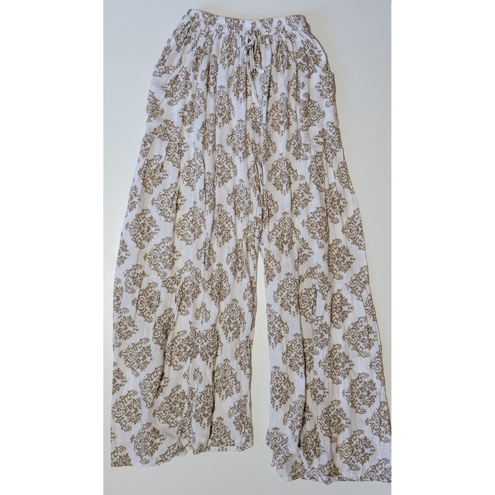 Boho Wide Leg Rayon Pants